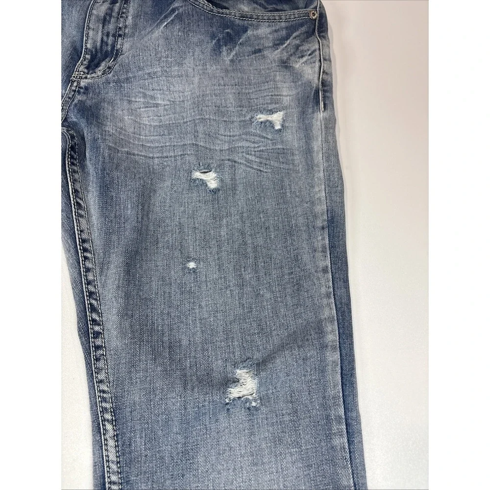 INC Jeans Men's 34x32 Denim Blue Berlin Slim Straight Leg Jean Preowned Good